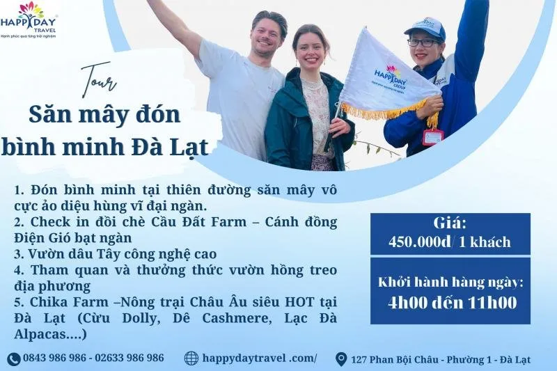 Happy Day Travel tại Đà Lạt