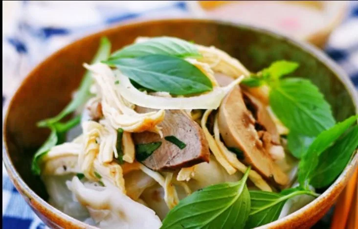 Bánh ướt lòng gà - Quán Long tại Đà Lạt