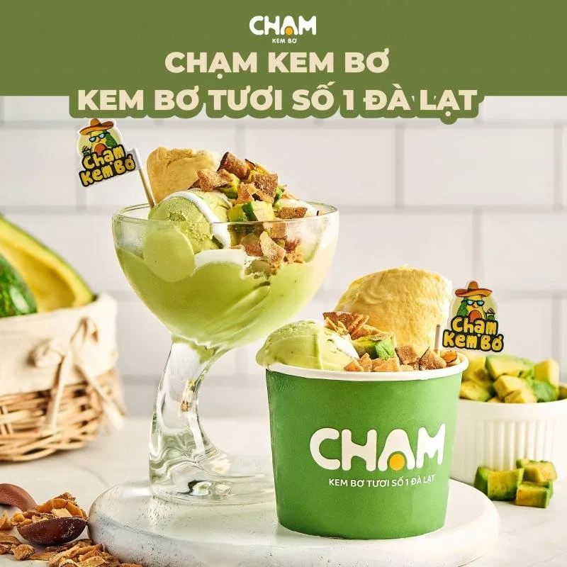 Kem Bơ Đà Lạt - Kem Bơ Chạm tại Đà Lạt
