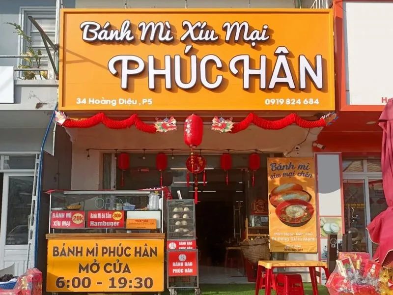 Bánh Mì Xíu Mại Phúc Hân tại Đà Lạt