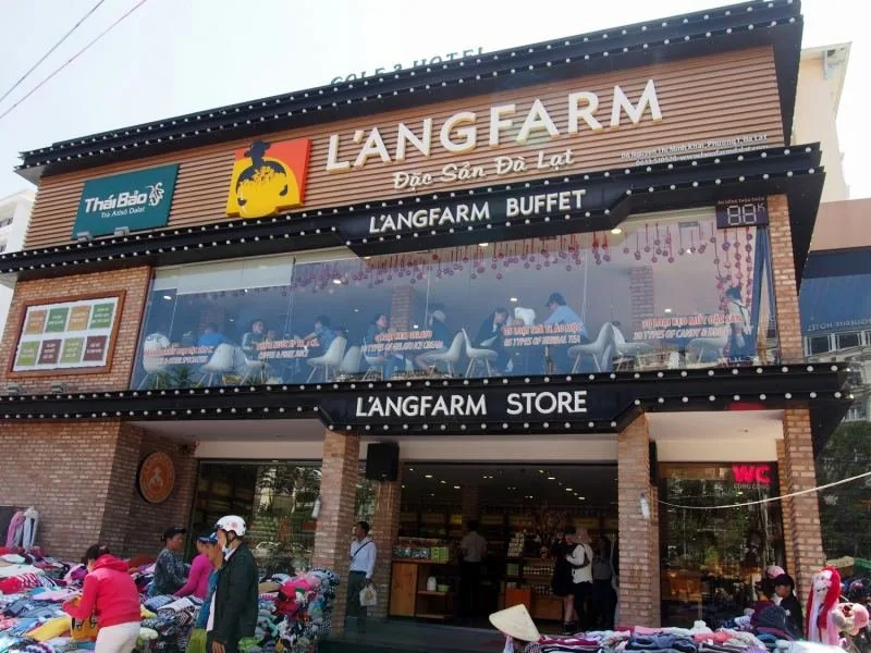 Quán buffet chay L’angfarm tại Đà Lạt