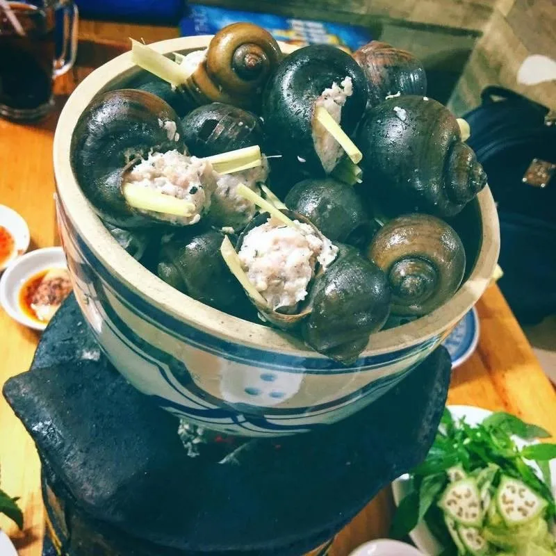 Ốc nhồi thịt tại Đà Lạt