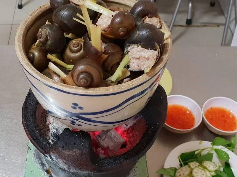 Ốc nhồi thịt tại Đà Lạt