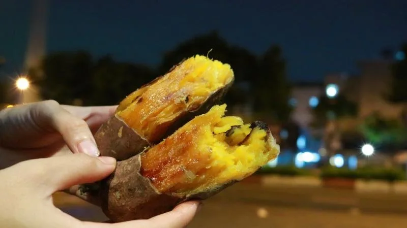 Khoai lang nướng tại Đà Lạt