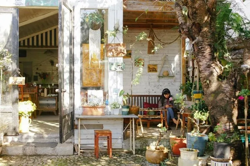 Tiệm cà phê Hoa Hồng tại Đà Lạt