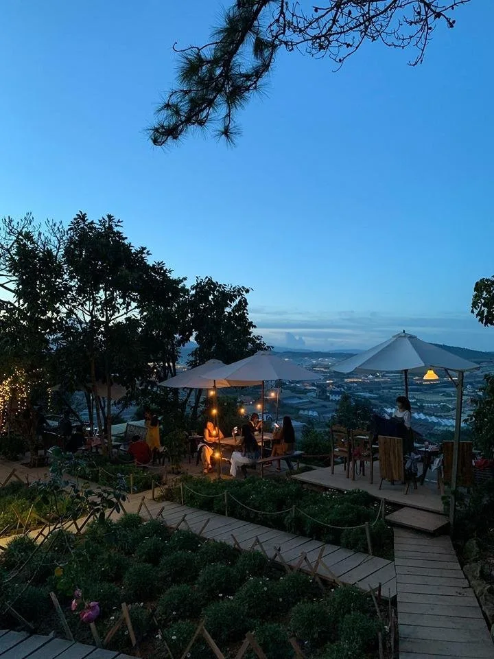 Tiệm cà phê Túi Mơ To tại Đà Lạt
