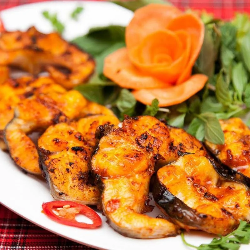 Cá lăng nướng than Đắk Nông tại Đà Lạt