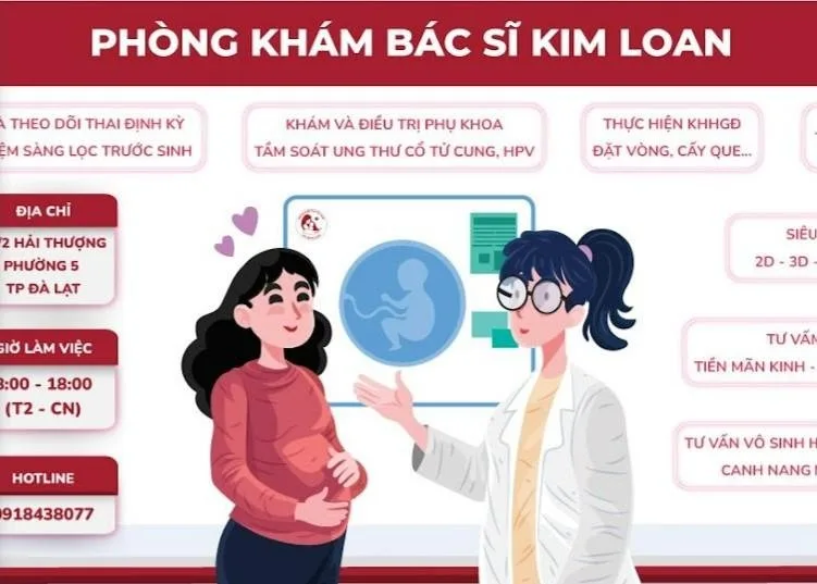 Phòng Khám Sản Phụ Khoa Bác Sĩ Kim Loan tại Đà Lạt