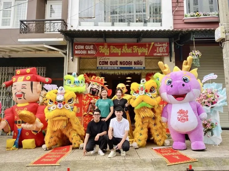 Đoàn Lân Sư Rồng HOÀNG SƠN Đà Lạt tại Đà Lạt