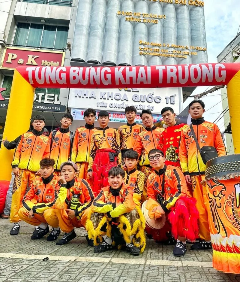 Đoàn Lân Sư Rồng Nhất Tâm tại Đà Lạt