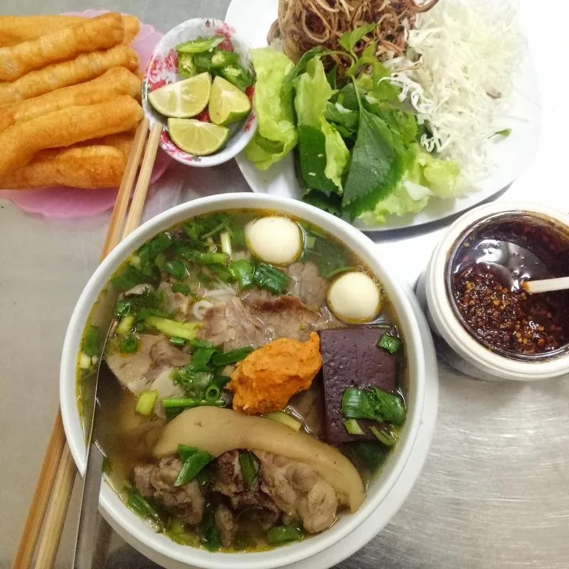 Quán Bún Bò Ngọc Ánh tại Đà Lạt