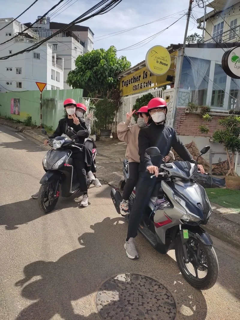 Xe máy An Thịnh tại Đà Lạt