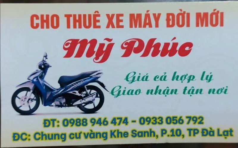 Thuê Xe Máy Đà Lạt Mỹ Phúc tại Đà Lạt